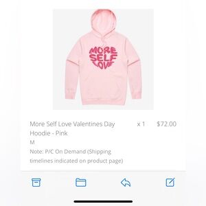 Peace Collective Self Love Hoodie